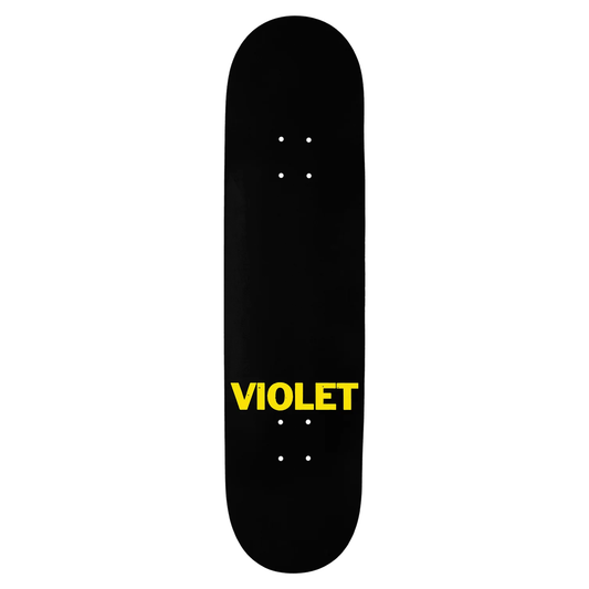 Violet "SQUEAKY" DECK Black