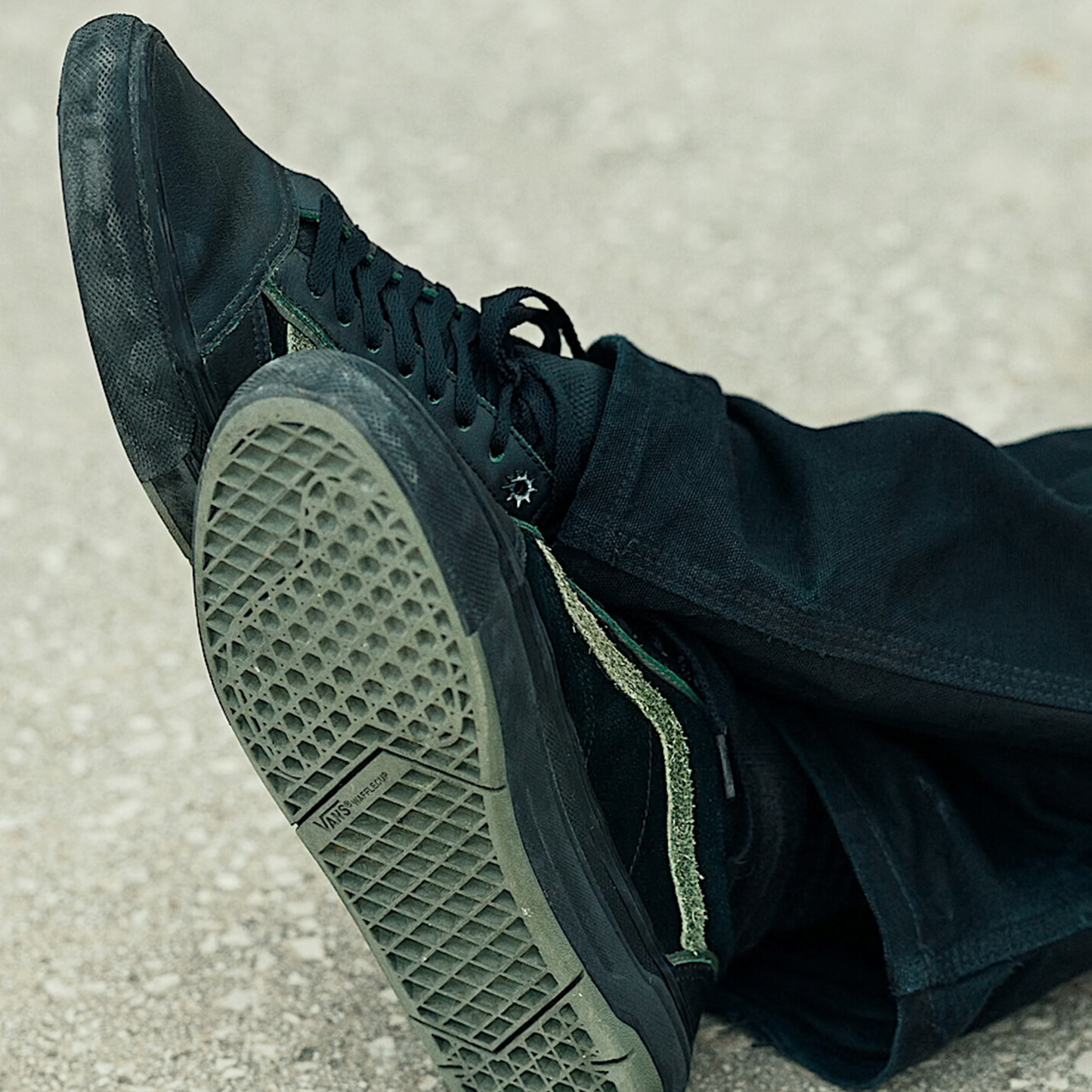 Vans Skate Old Skool Wafflecup Willow Black/Green