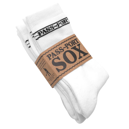Pass~Port Hi Sox 3-Pack White