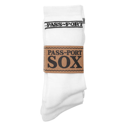 Pass~Port Hi Sox 3-Pack White