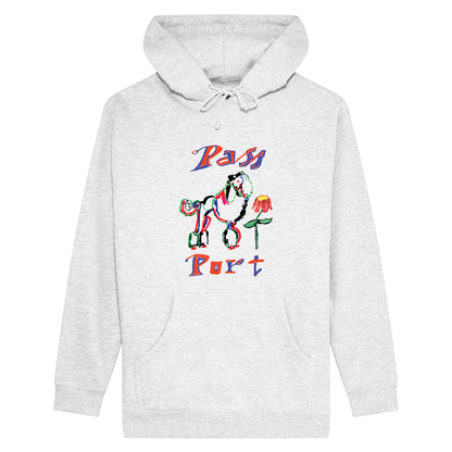 Pass~Port Poodle Organic Hood - White Marle
