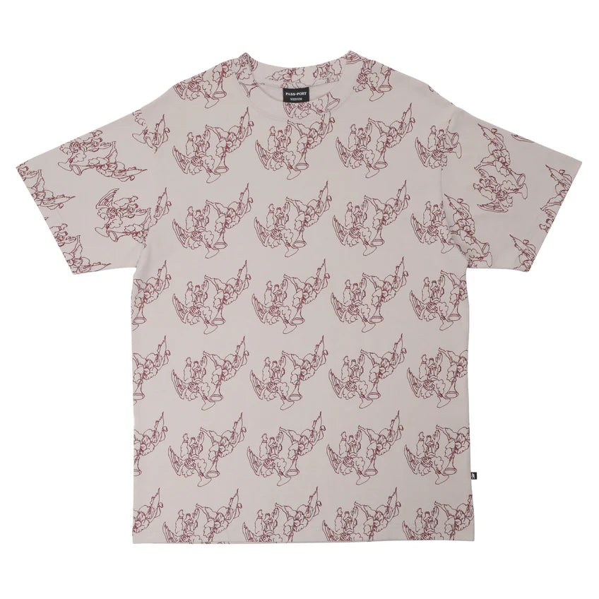 Pass~Port Trumpets Tee - Stone