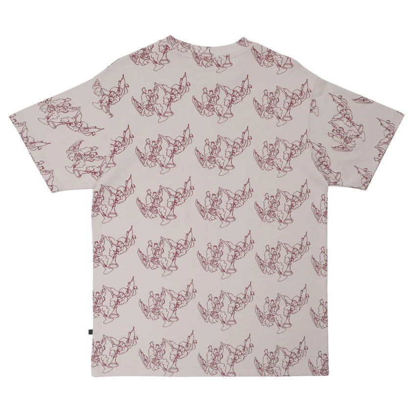 Pass~Port Trumpets Tee - Stone