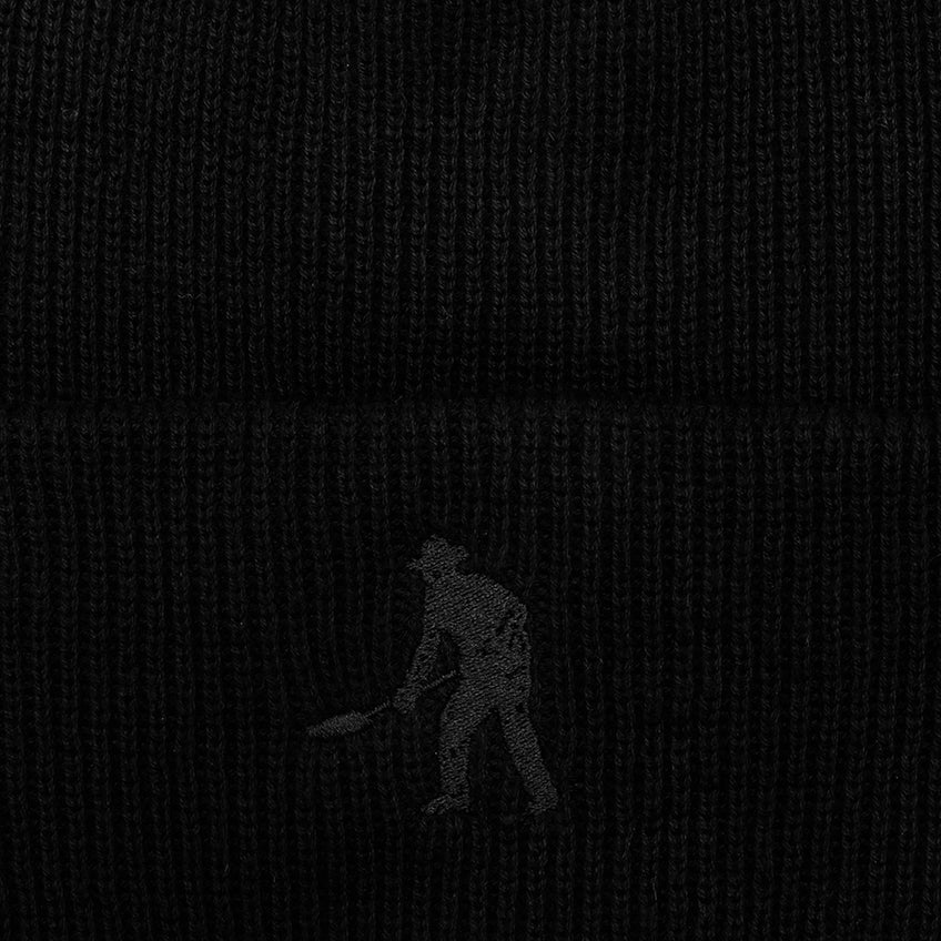 Pass~Port Solid Cotton Beanie - Black
