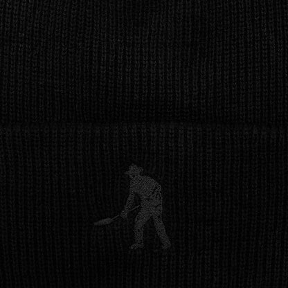 Pass~Port Solid Cotton Beanie - Black