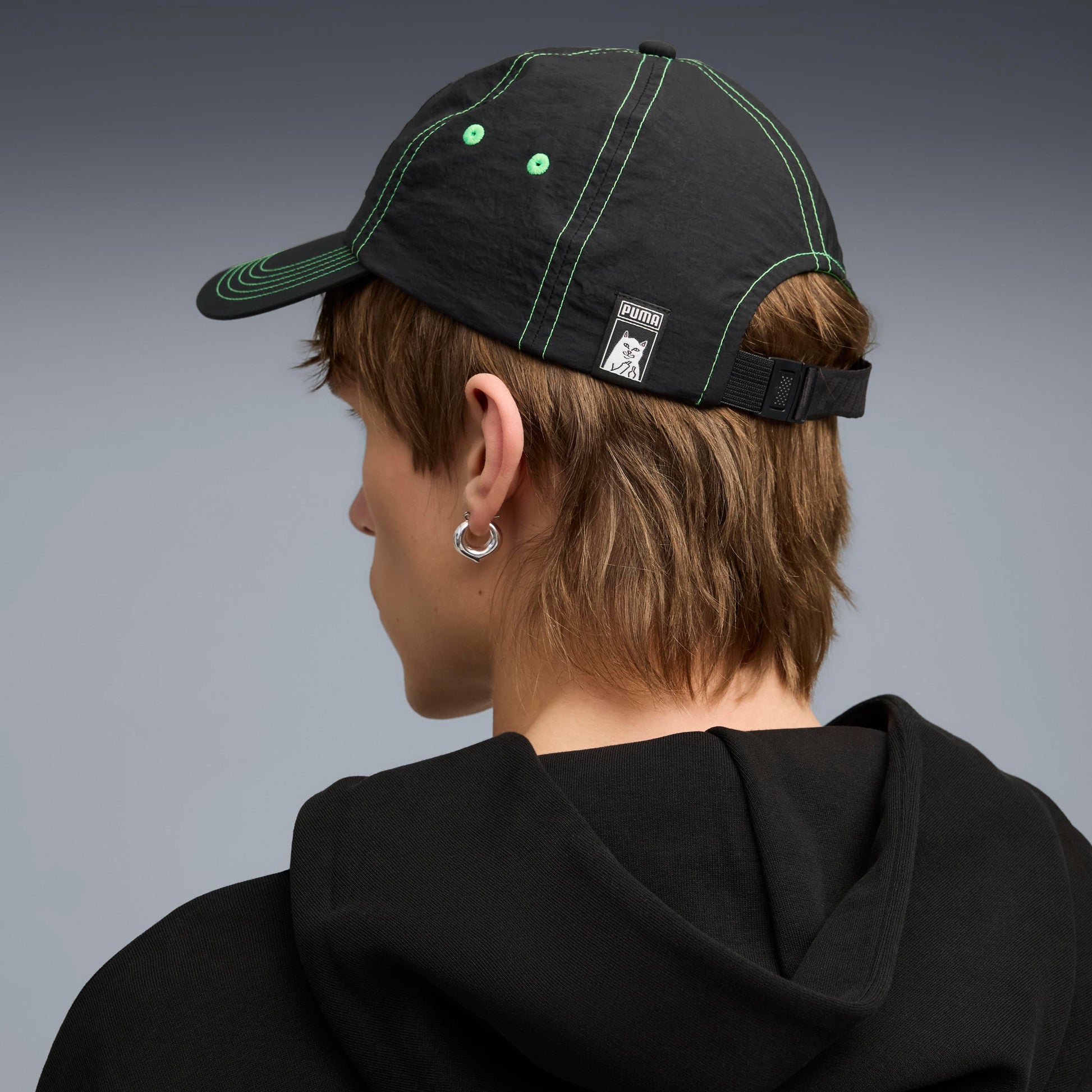 RIPNDIP PUMA x RIPNDIP Dad Cap (Puma Black)
