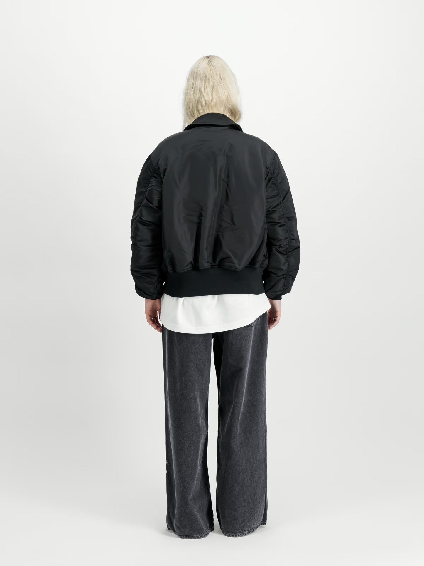 Alpha Industries CWU-45 Heritage Bomber Jacket Black-03
