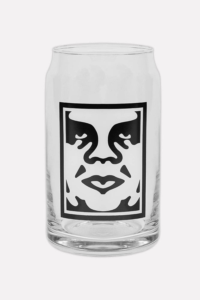 Obey Icon Drinking Glass Clear