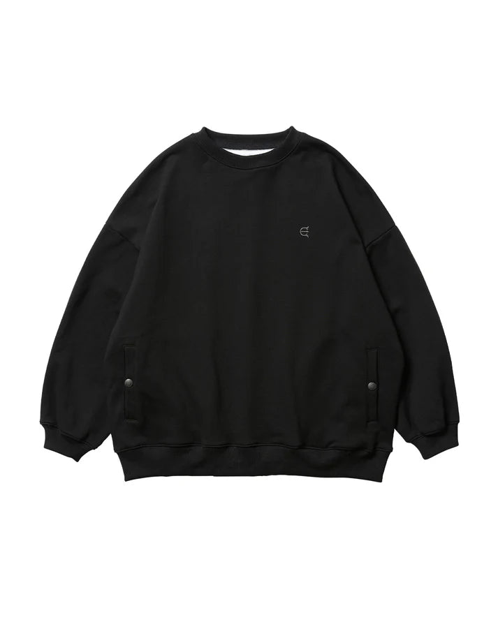 JULIEN CARD CREWNECK - BLACK