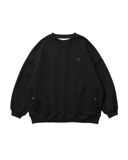 JULIEN CARD CREWNECK - BLACK