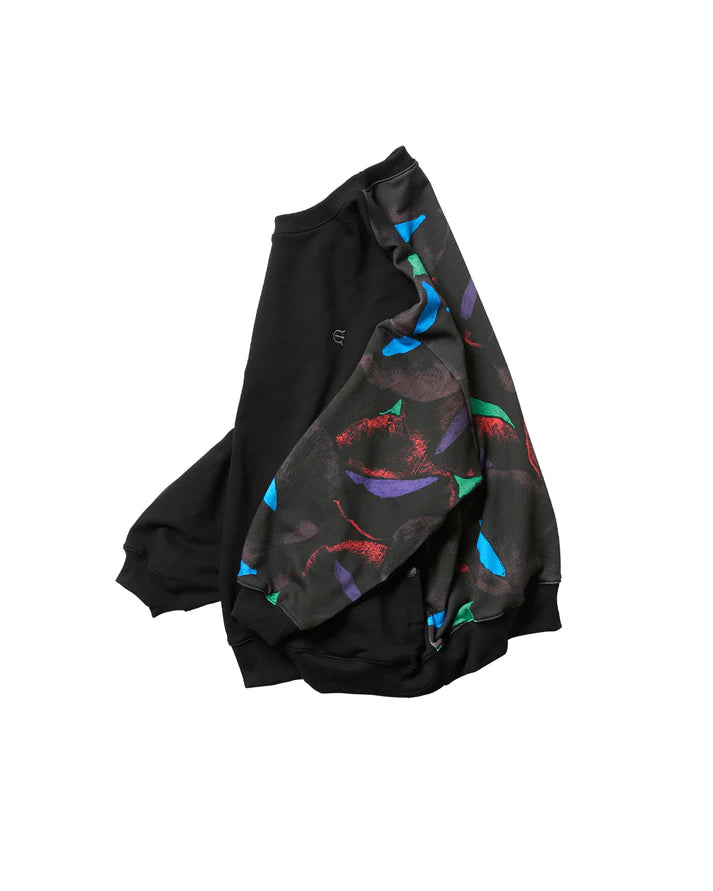 JULIEN CARD CREWNECK - BLACK