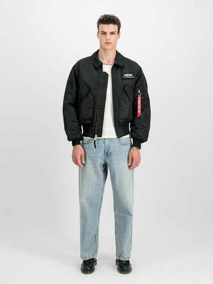 Alpha Industries CWU-45 Heritage Bomber Jacket Black-03