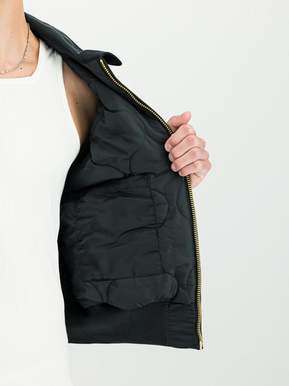 Alpha Industries CWU-45 Heritage Bomber Jacket Black-03