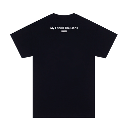 Hockey MY FRIEND, THE LIAR II Black T-Shirt