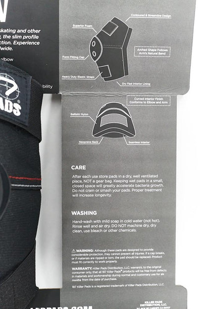 187 Elbow Pads Black