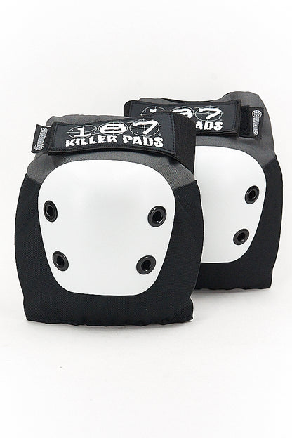 187 Killer Pads Fly Knee Grey Black White