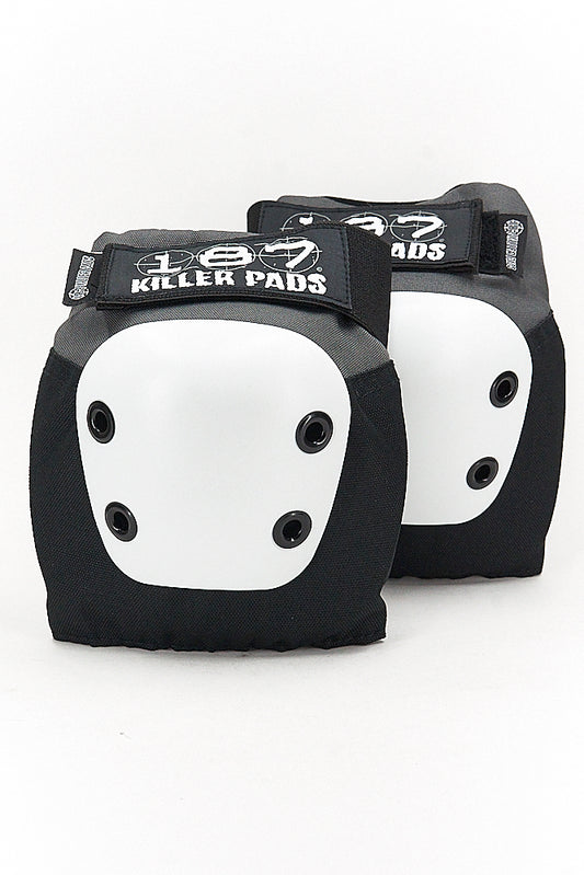 187 Killer Pads Fly Knee Grey Black White