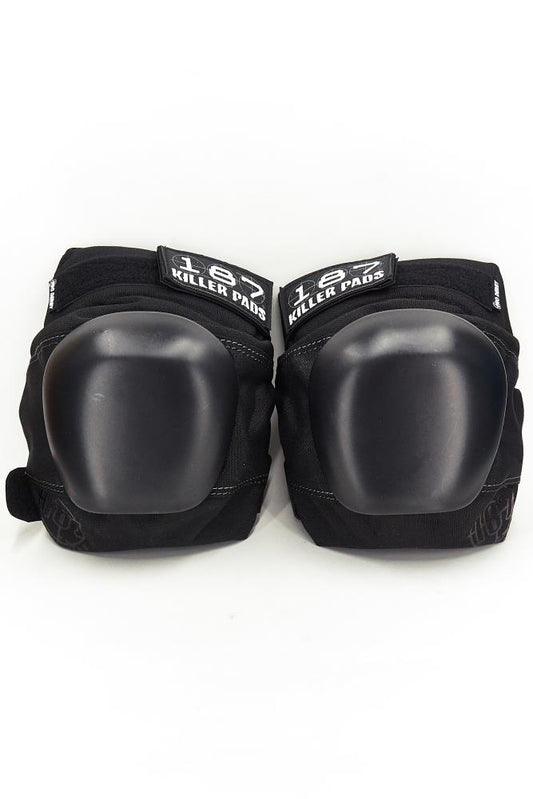 187 Killer Pads Pro Derby Knee Black Black