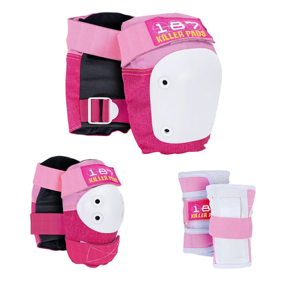 187 Killer Pads Jr. Six Pad Set Pink