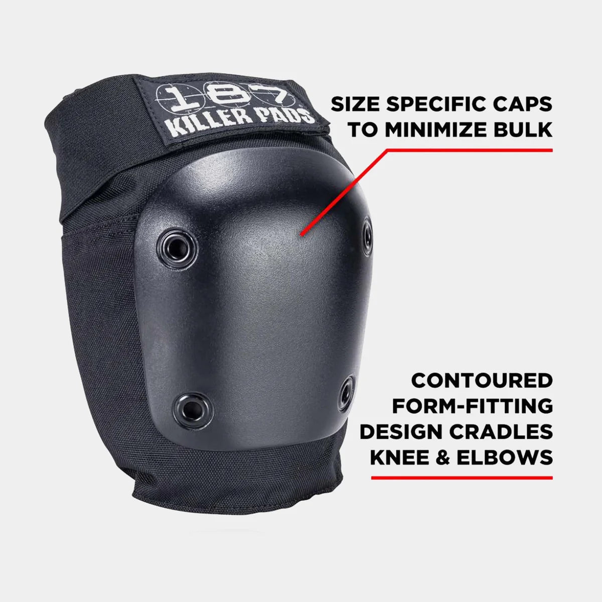 187 Killer Pads PRE-K Six Pack Set Black
