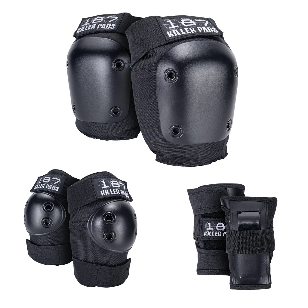 187 Killer Pads PRE-K Six Pack Set Black