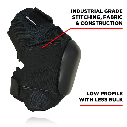 187 Killer Pads Pro Derby Knee Black Black