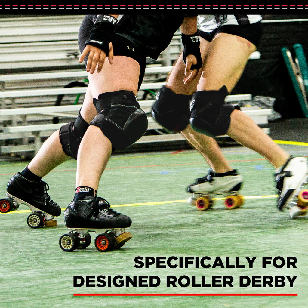 187 Killer Pads Pro Derby Knee Black Black