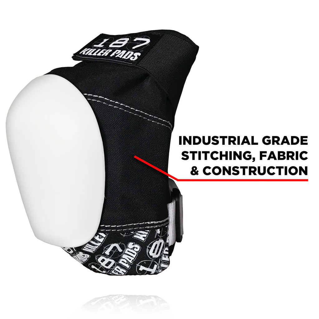 187 Killer Pads Pro Knee Black White