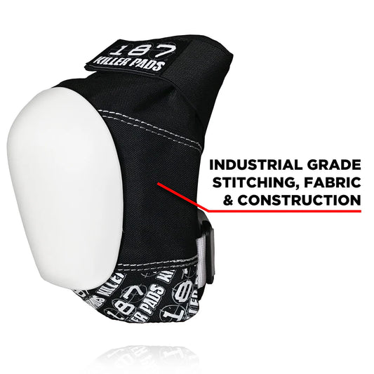 187 Killer Pads Pro Knee Black White
