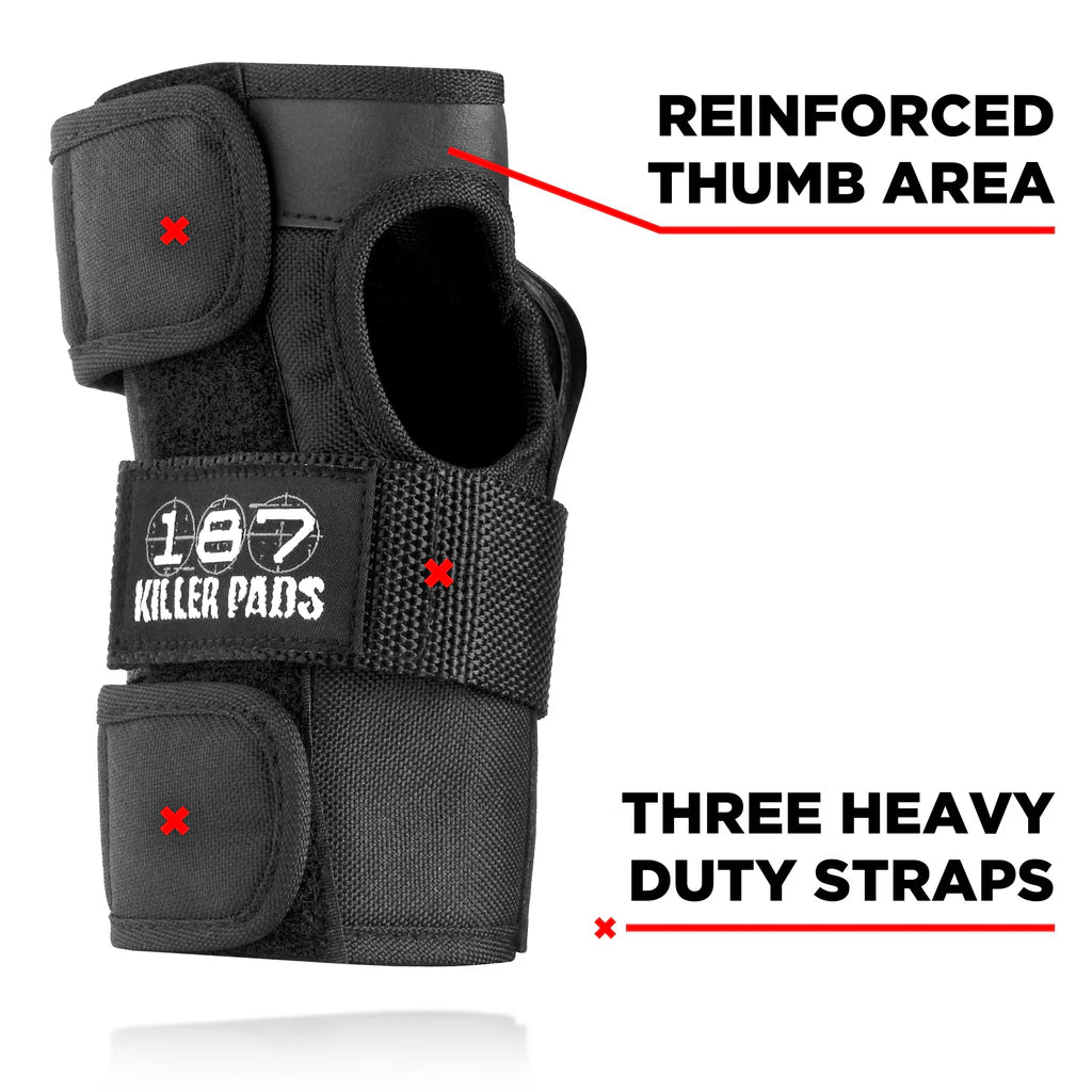 187 Killer Pads Wristguard Black