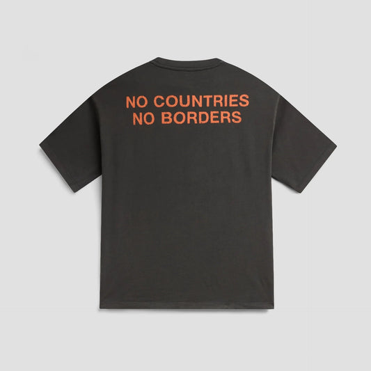 Rassvet BORDERS TEE SHIRT BLACK