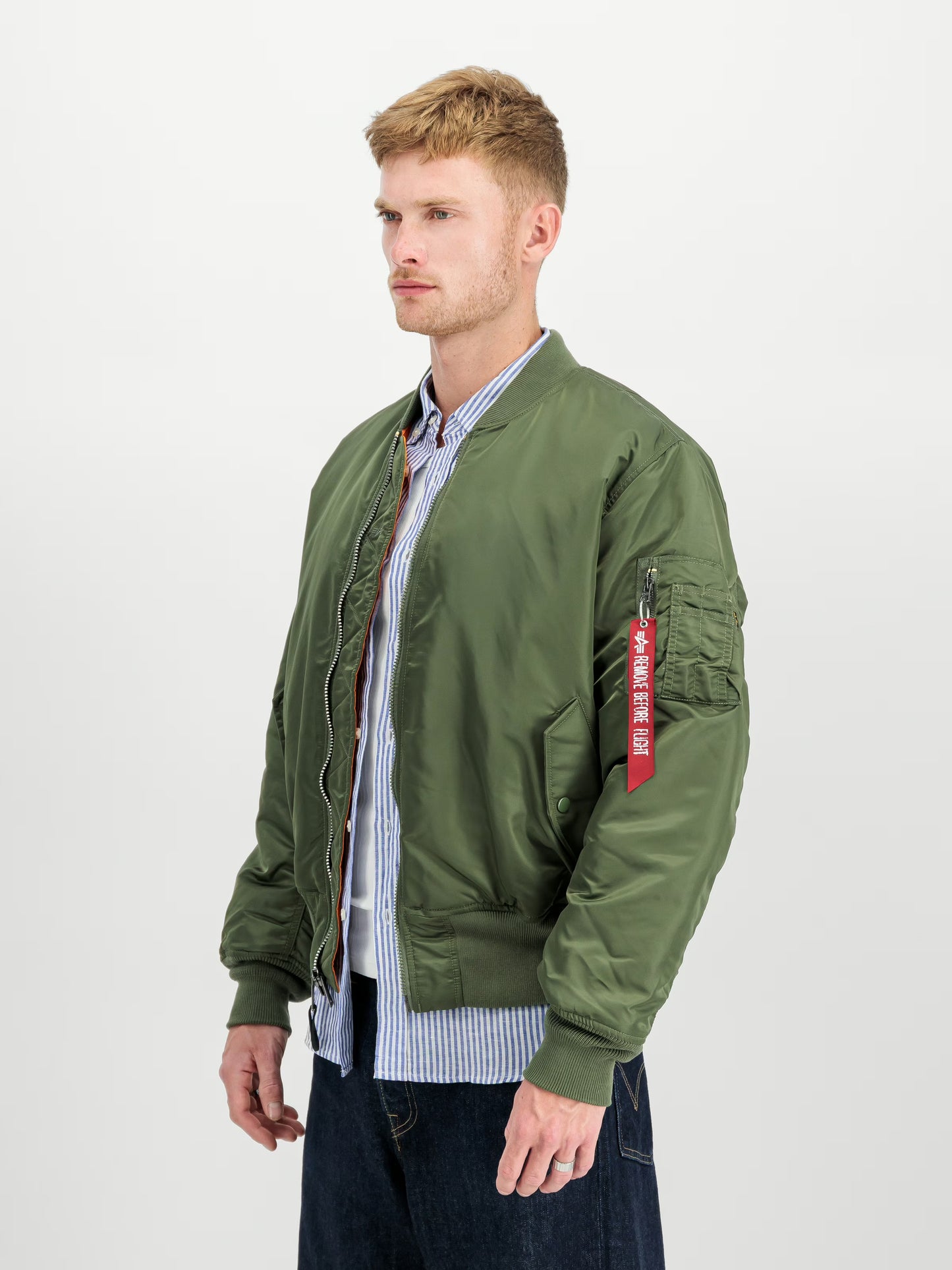 Alpha Industries MA-1 Heritage Bomber Jacket Sage-Green-01