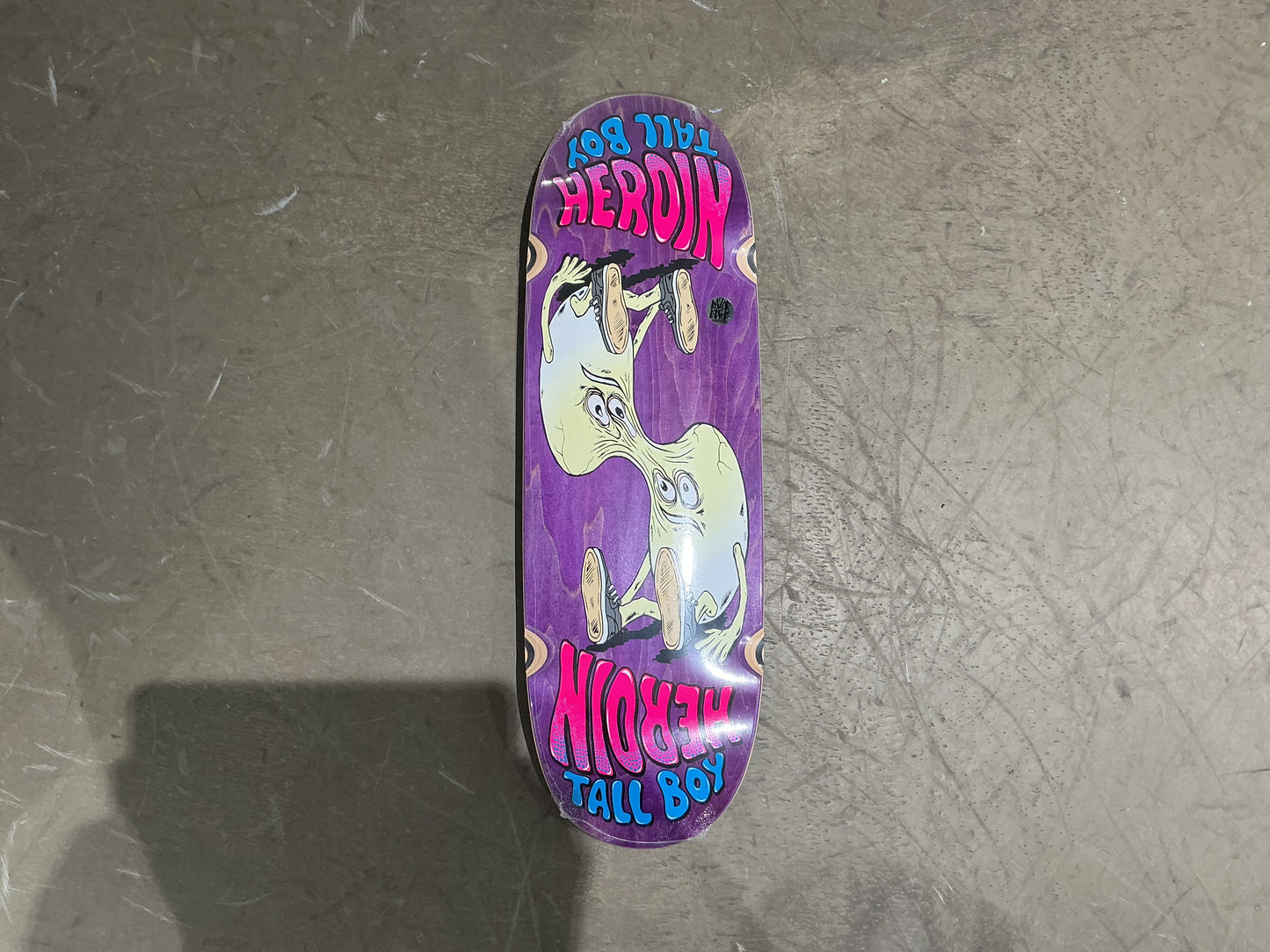 Heroin Skateboard Merged Tall boy Deck