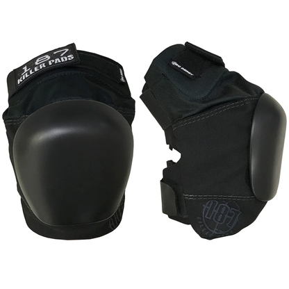 187 Killer Pads Pro Derby Knee Black Black
