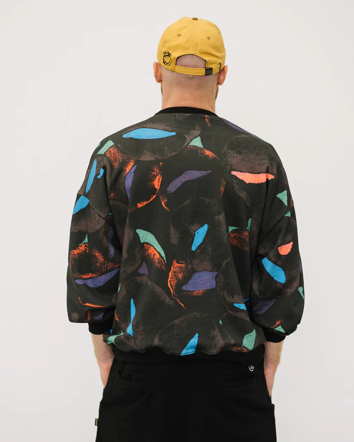 JULIEN CARD CREWNECK - BLACK