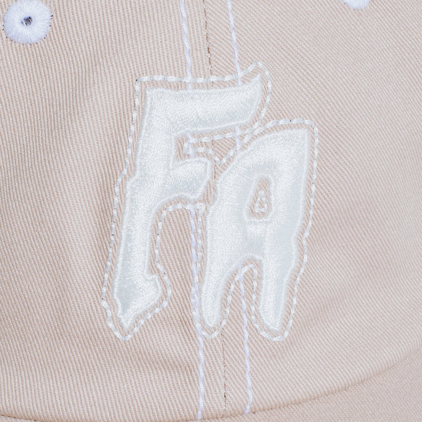 Fucking Awesome Seduction Contrast Stitch 6-Panel Cap Khaki