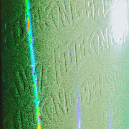 Fucking Awesome NEON GREEN STAMP EMBOSSED Deck 8.5 Shape#1