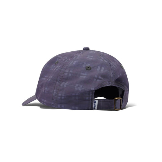 Butter Goods Plaid Terrain 6 Panel Cap Slate