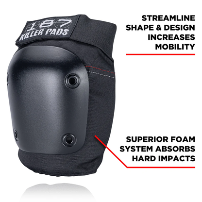 187 Killer Pads Fly Knee Black Black