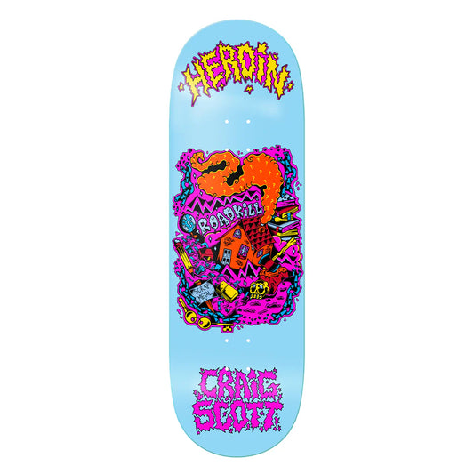 Heroin Skateboard Craig Questions Scrap Metal Deck
