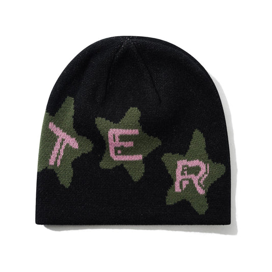 Butter Goods Stars Skully Beanie Black