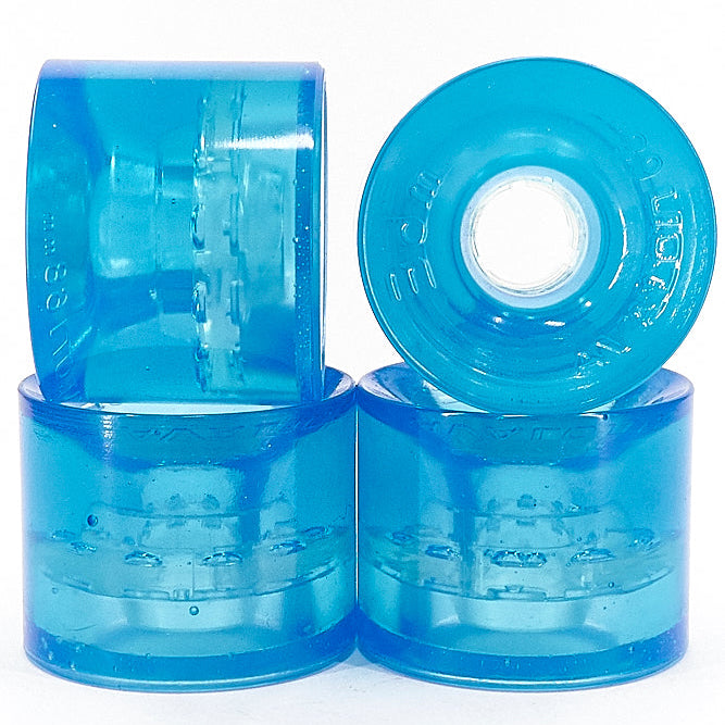 3DM Avalon Wheels 68mm 80a Clear Blue