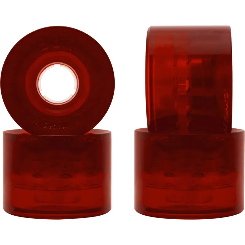 3DM Cambria Wheels 62mm 80a Clear Vintage Red