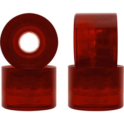 3DM Cambria Wheels 62mm 80a Clear Vintage Red