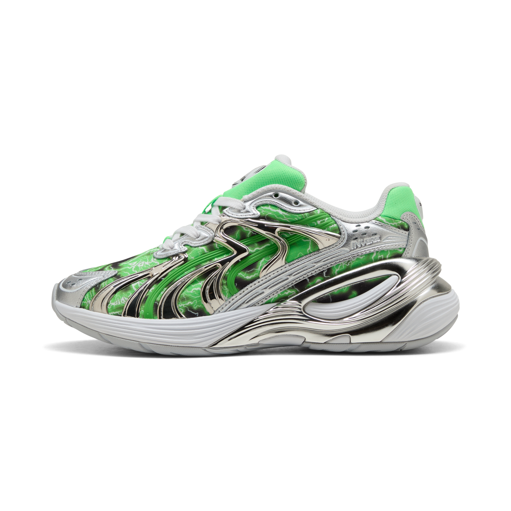RIPNDIP Inverse (Puma Silver-Fluro Green Pes)