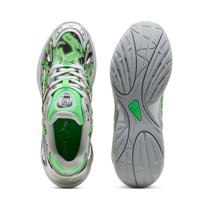 RIPNDIP Inverse (Puma Silver-Fluro Green Pes)
