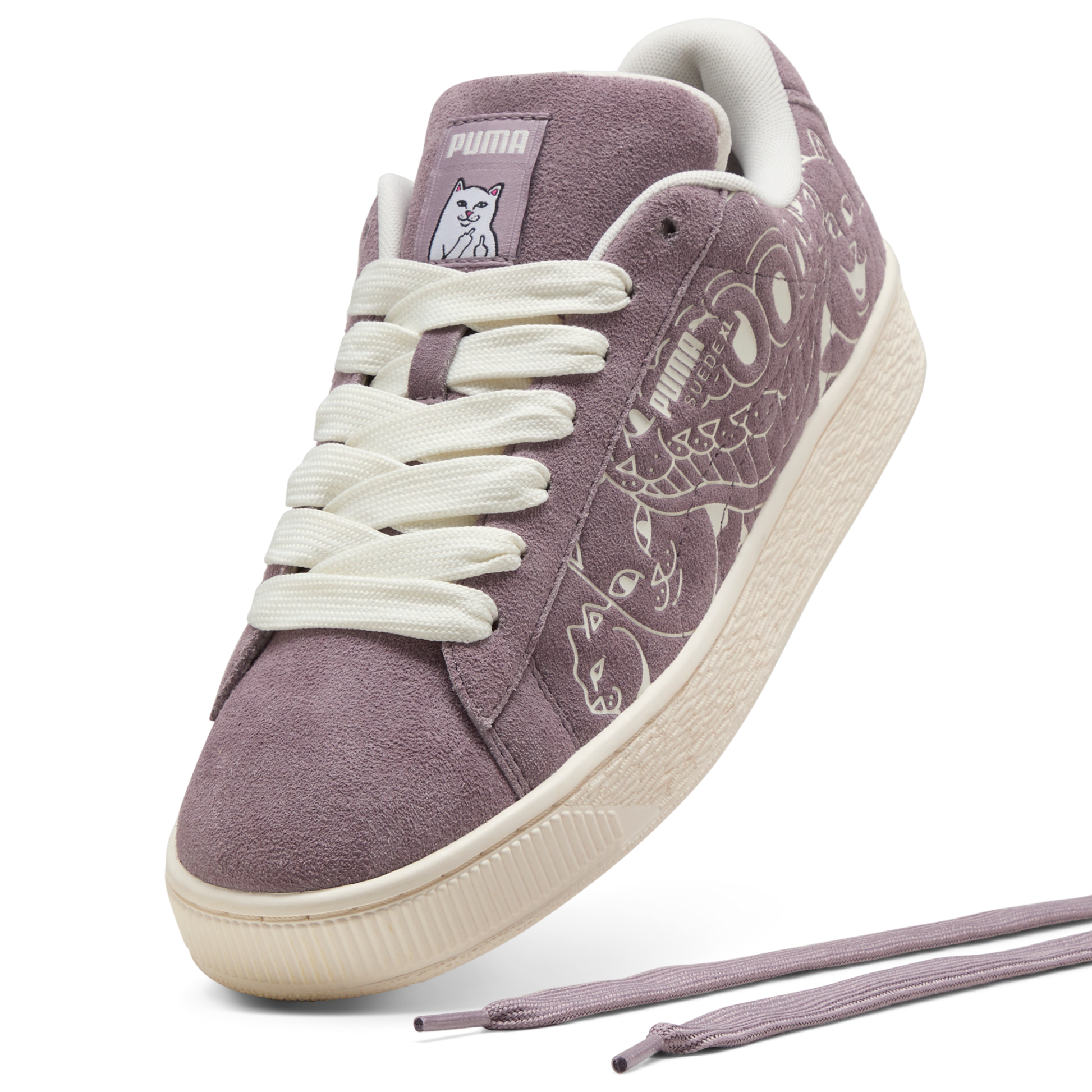 RIPNDIP Suede XL (Puma Raisin-Warm White)