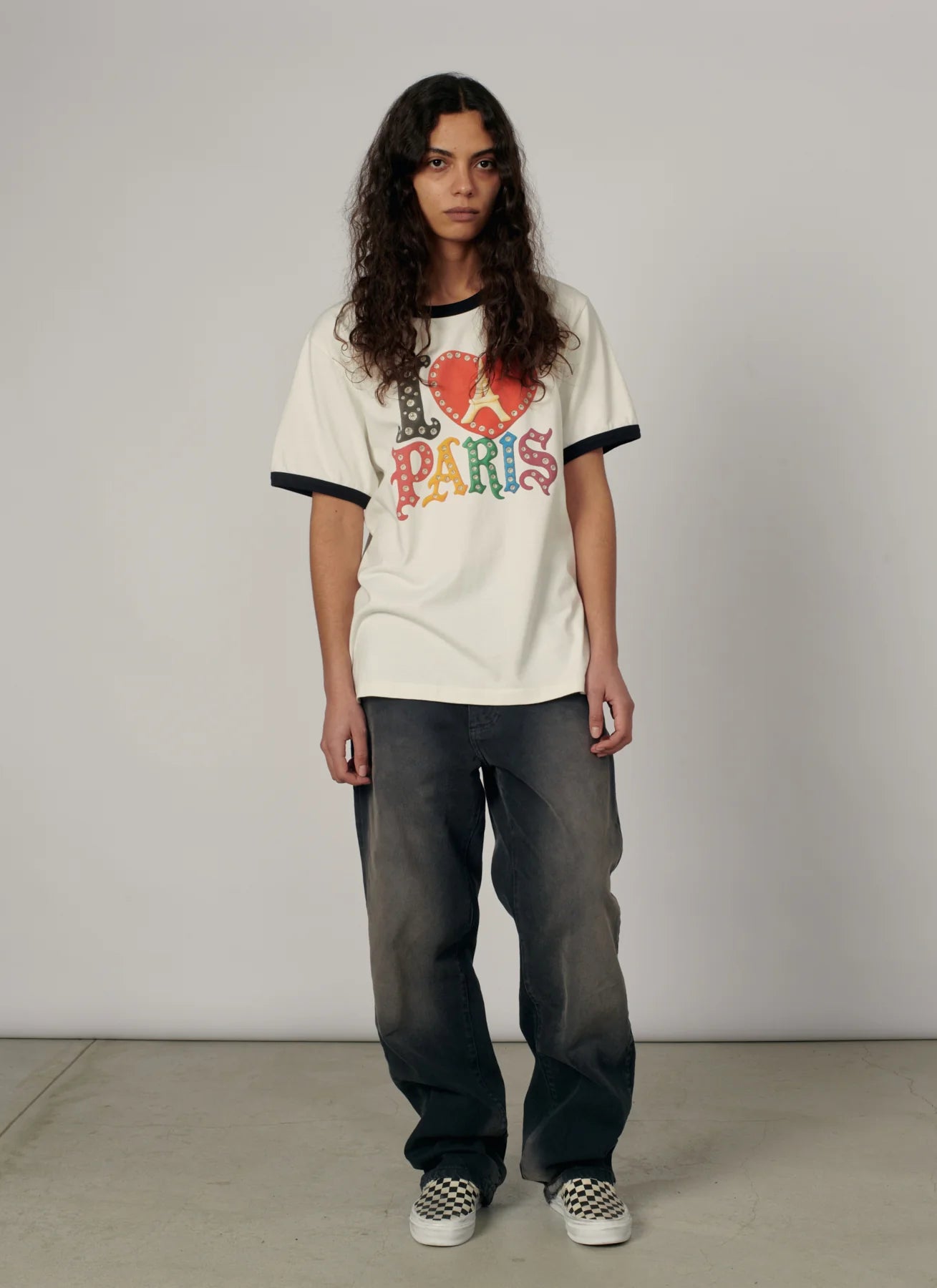 Rassvet Jewel RINGER TEE shirt off white