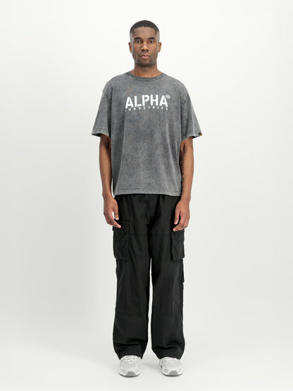 Alpha Stencil T-Shirt Black-03