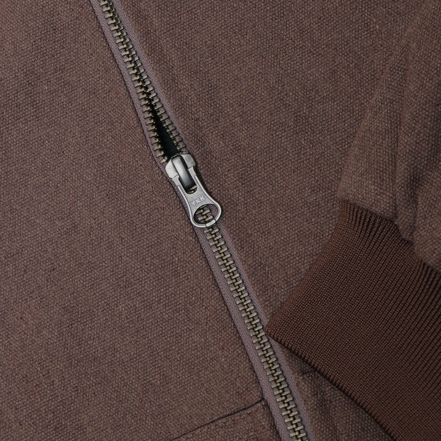Pass~Port Diggers Zip Hood Dark Choc